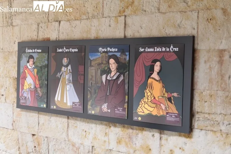 Exposición 'Doce mujeres del Siglo de Oro' en la Casa de las Conchas. Foto de David Sañudo