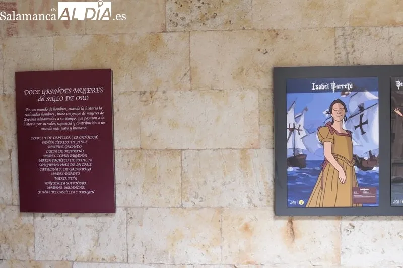 Exposición 'Doce mujeres del Siglo de Oro' en la Casa de las Conchas. Foto de David Sañudo