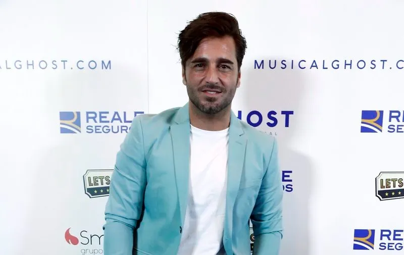 El cantante David Bustamente en el estreno del musical 'Ghost'. Foto Europa Press
