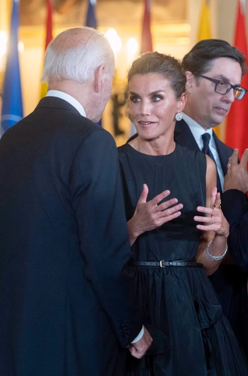 Invitados a la cena de Gala Real para los participantes de la Cumbre de la OTAN, en el Palacio Real. Foto de Europa Press