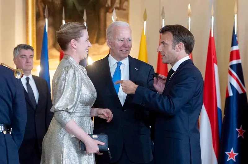 Invitados a la cena de Gala Real para los participantes de la Cumbre de la OTAN, en el Palacio Real. Foto de Europa Press