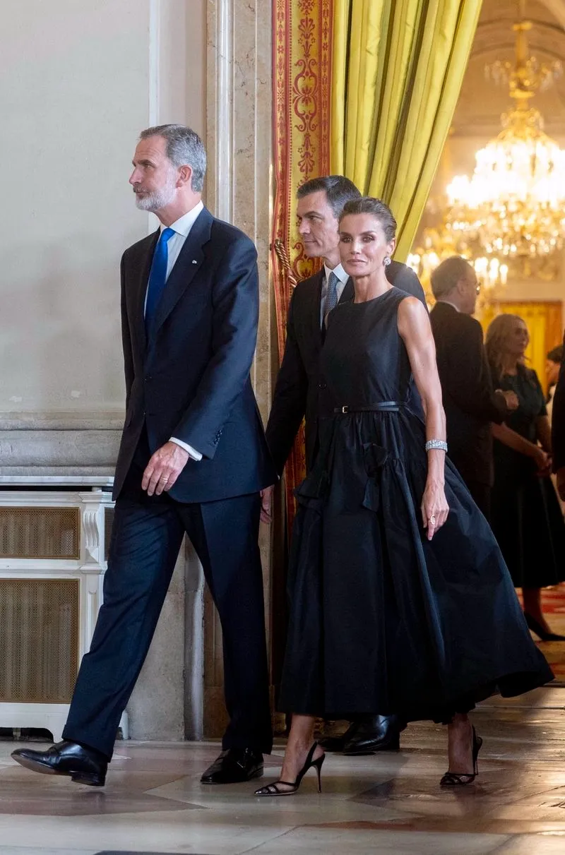 Invitados a la cena de Gala Real para los participantes de la Cumbre de la OTAN, en el Palacio Real. Foto de Europa Press