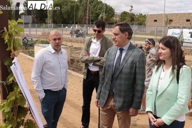 Presentación de los nuevos huertos urbanos que tendrá Salamanca. Foto de David Sañudo