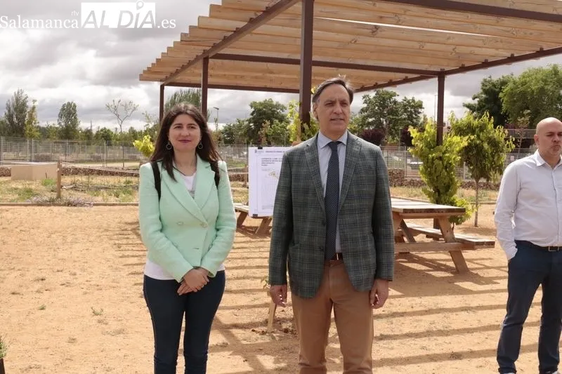 Presentación de los nuevos huertos urbanos que tendrá Salamanca. Foto de David Sañudo