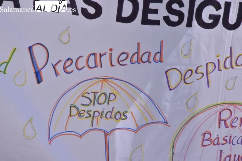 Concentración de CGT Salamanca contra el encarecimiento de precios