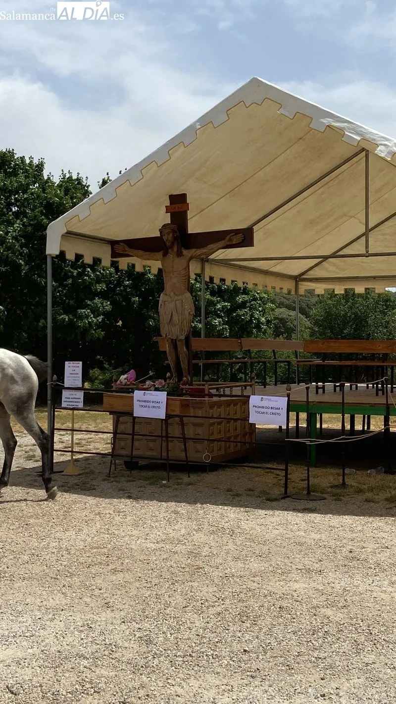 Imágenes de los romeros en la ermita del Cristo de Cabrera y sus alrededores 