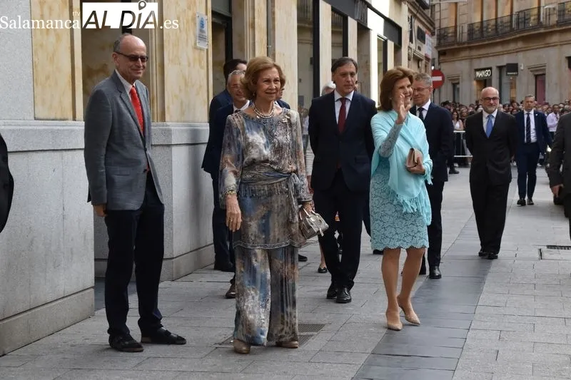 Concierto de la Orquesta Clásica del Teatro Liceo con la asistencia de la Reina Sofía y la Reina Silvia de Suecia