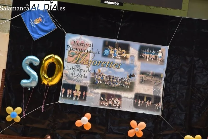 Imágenes del Festival de Majorettes de esta tarde