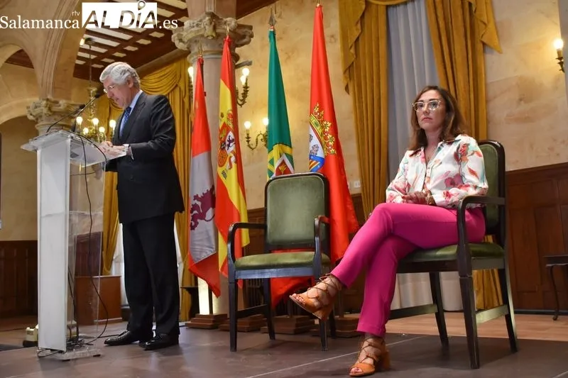 Clausura de la presentación del estudio Análisis del área de influencia de la plataforma logística intermodal de Salamanca | Fotos: Vanesa Martins