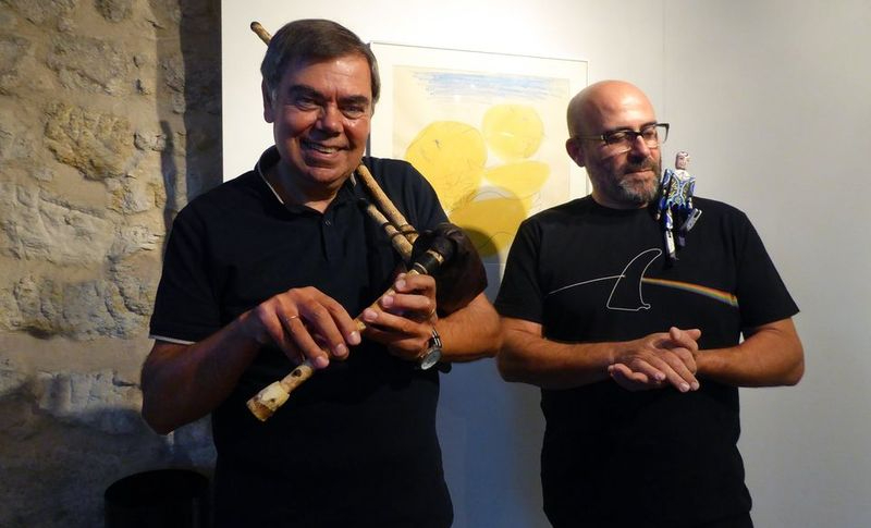 Alberto Jambrina y Pablo Madrid, dúo de música tradicional que actuará en Salamanca