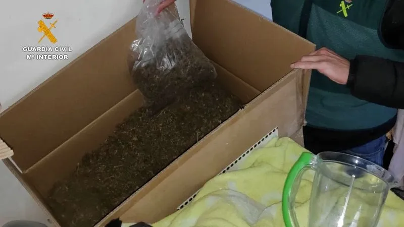Imágenes facilitadas por la Guardia Civil de la operación Rulsimlute, que ha permitido desarticular un grupo criminal especializado en ciberestafas por los métodos de 'phising' y de 'SIM swapping'