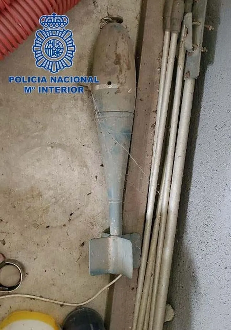 Droga y armas intervenidas en esta operación policial