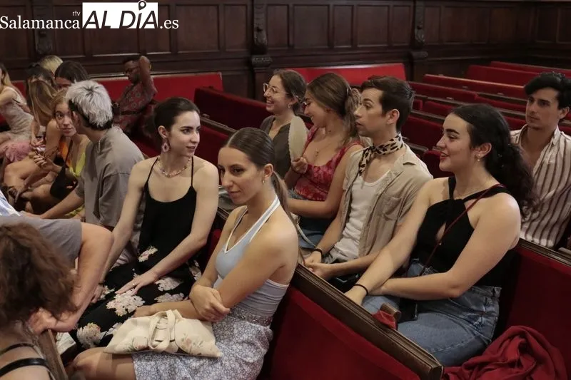 Entrega de medallas del 30 Aniversario de la Cátedra de Danza Alicia Alonso, en el Paraninfo de la Universidad de Salamanca. Foto de David Sañudo
