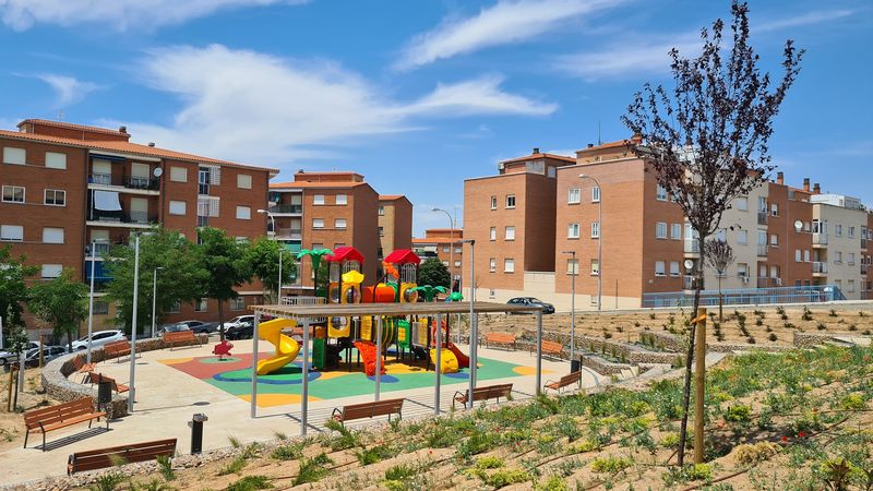 Nuevo parque entre entre las calles Oropéndola y Toreros, en Pizarrales