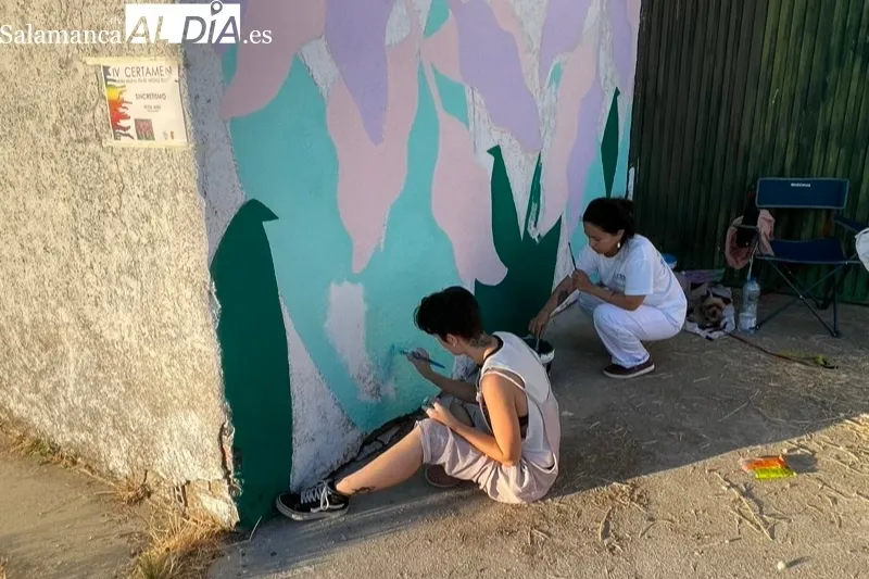 Rágama celebra este fin de semana el IV Certamen de Pintura Mural en el Medio Rural