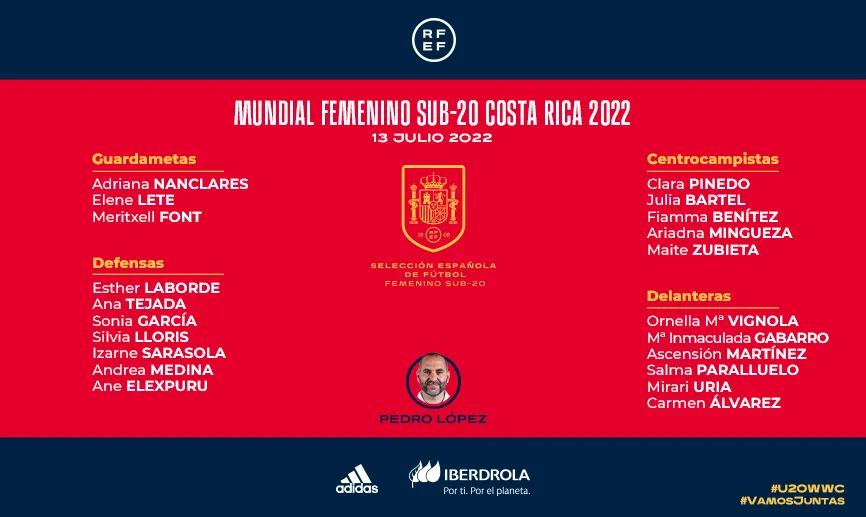 Foto 2 - Carmen &Aacute;lvarez S&aacute;nchez disputar&aacute; tambi&eacute;n el Mundial Sub&rsquo;20 en Costa Rica