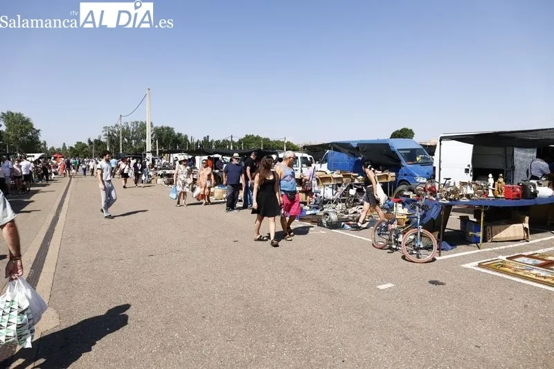 El rastro de La Aldehuela durante la mañana de este domingo