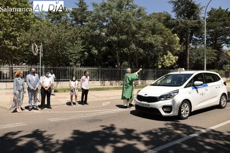 Bendición de los vehículos por la festividad de San Cristóbal