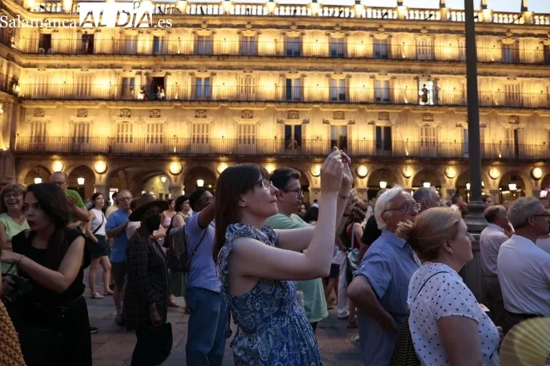 Concierto de la Orquesta Sinfónica y Coro de RTVE en la Plaza Mayor de Salamanca