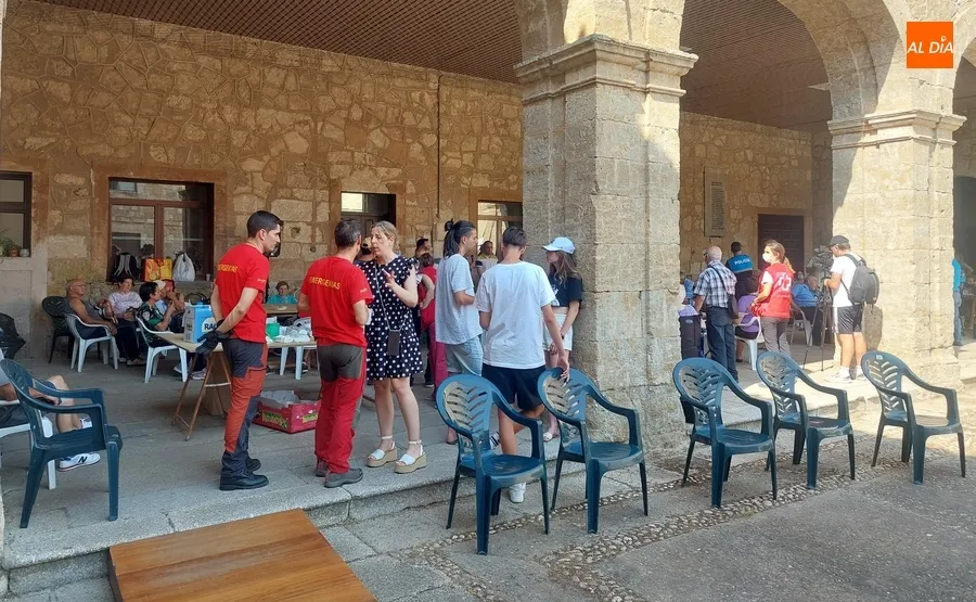 Foto 9 - Ciudad Rodrigo recibe a m&aacute;s de un centenar de vecinos desalojados de Guadapero y Morasverdes