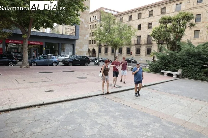 Efectos del calor se dejan notar en las calles salmantinas