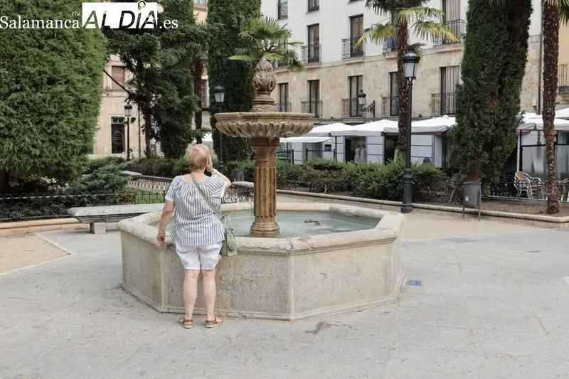 Efectos del calor se dejan notar en las calles salmantinas