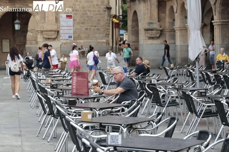 Efectos del calor se dejan notar en las calles salmantinas