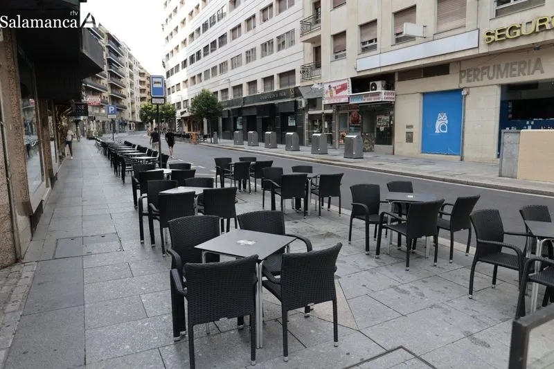 Efectos del calor se dejan notar en las calles salmantinas