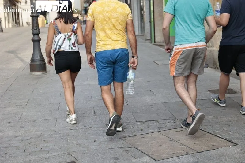 Efectos del calor se dejan notar en las calles salmantinas