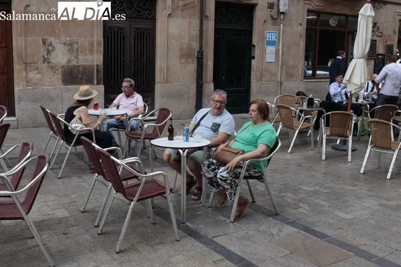 Efectos del calor se dejan notar en las calles salmantinas