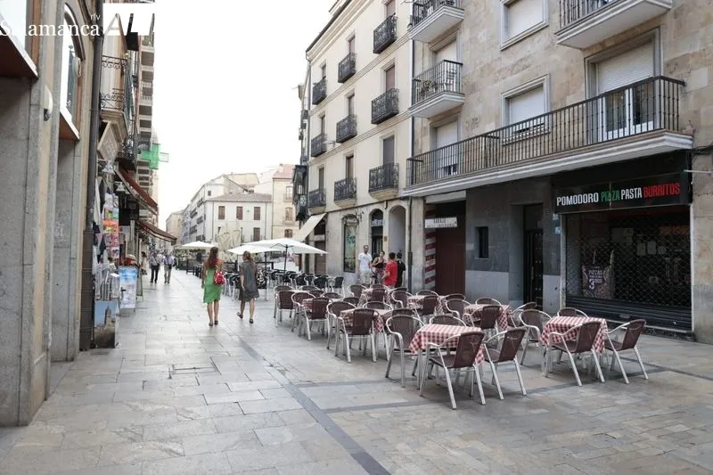 Efectos del calor se dejan notar en las calles salmantinas
