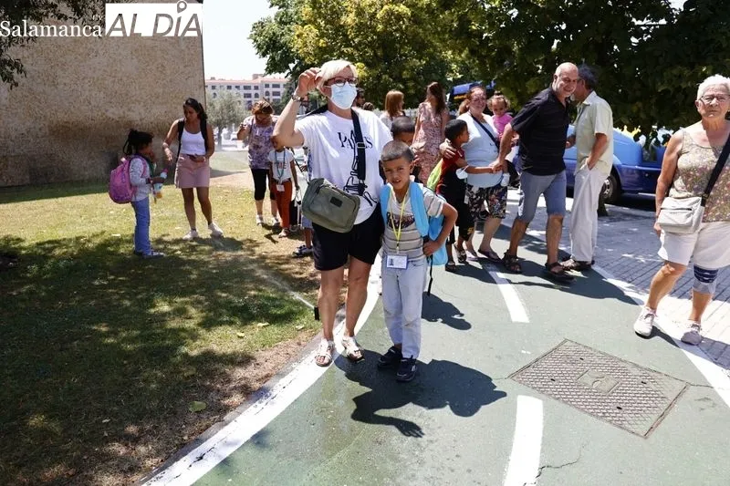 Llegada de los niños saharauis a Salamanca