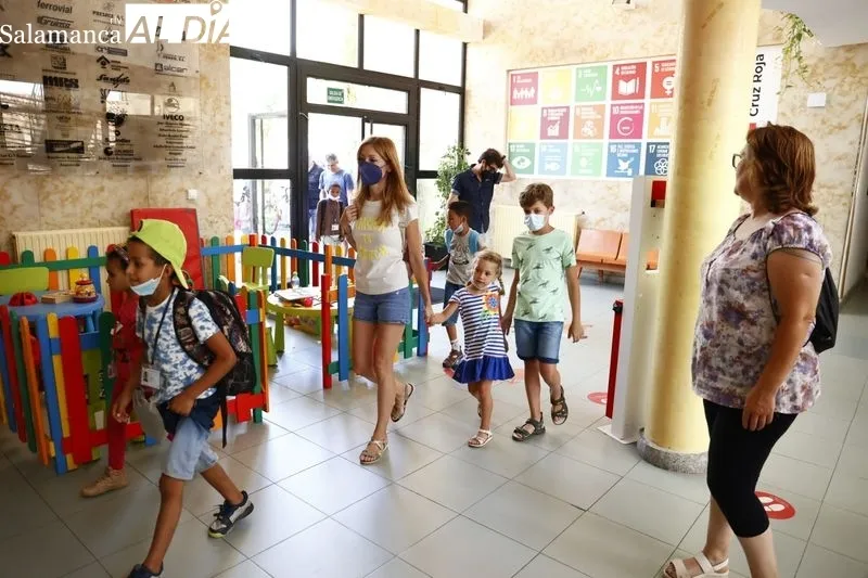 Llegada de los niños saharauis a Salamanca