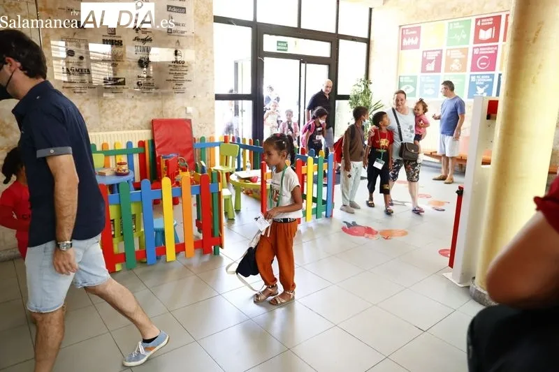 Llegada de los niños saharauis a Salamanca