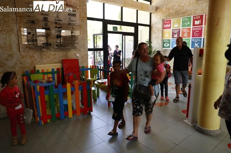Llegada de los niños saharauis a Salamanca