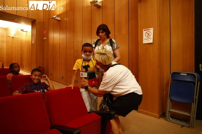 Llegada de los niños saharauis a Salamanca