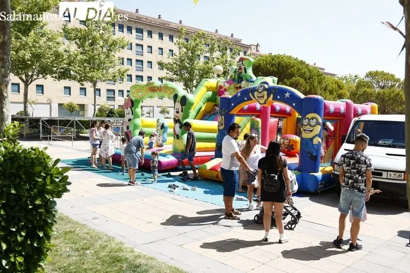 Juegos para niños en las fiestas del barrio Capuchinos