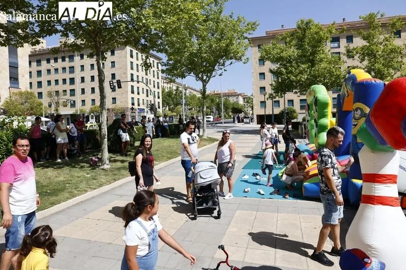 Juegos para niños en las fiestas del barrio Capuchinos