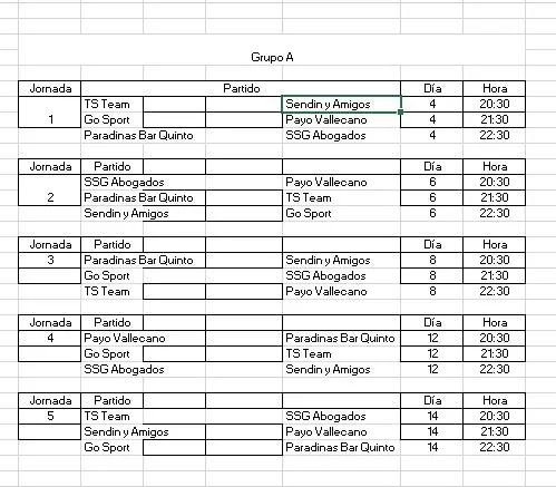 Foto 5 - Sorteados los grupos del Torneo de F&uacute;tbol Sala de Alba de Tormes