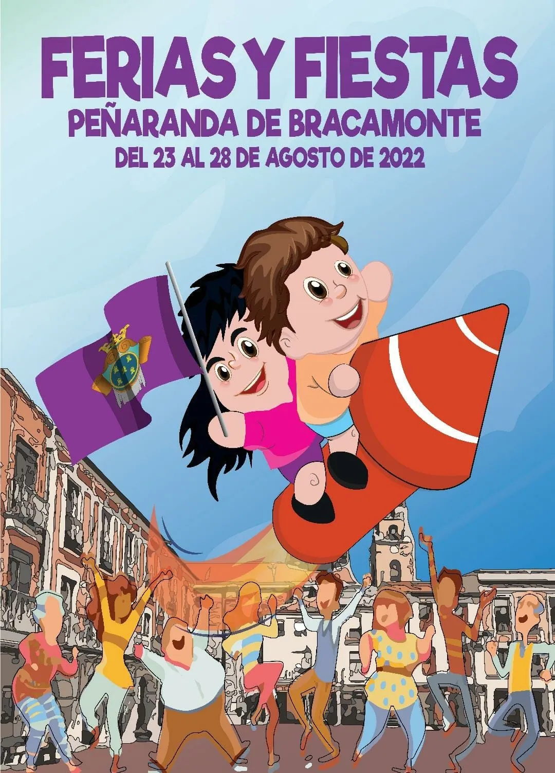 Foto 2 - La creaci&oacute;n 'El Chupinazo' del pe&ntilde;arandino Pablo Quiroga, elegido cartel anunciador de las Ferias y Fiestas 2022