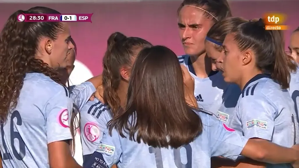 Foto 2 - La Espa&ntilde;a de Carmen &Aacute;lvarez S&aacute;nchez acaba 1&ordf; de grupo tras empatar con Francia