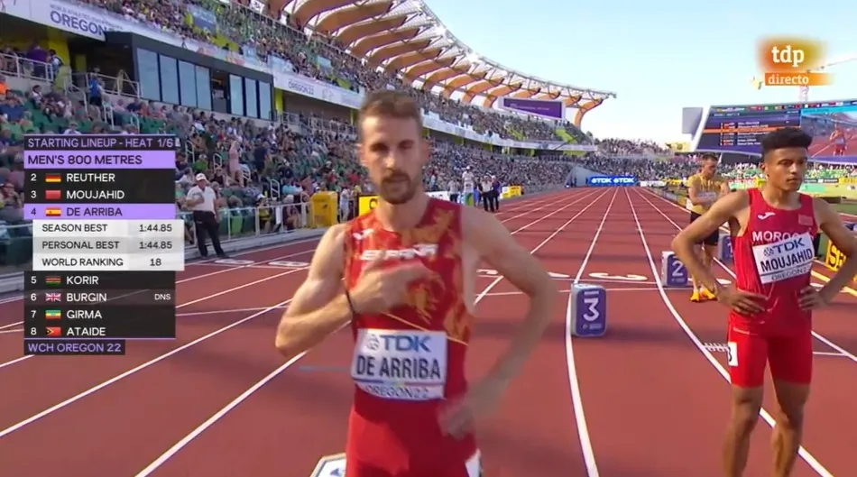 Foto 4 - &Aacute;lvaro de Arriba consigue el pase a las semifinales del Mundial en una carrera complicad&iacute;sima