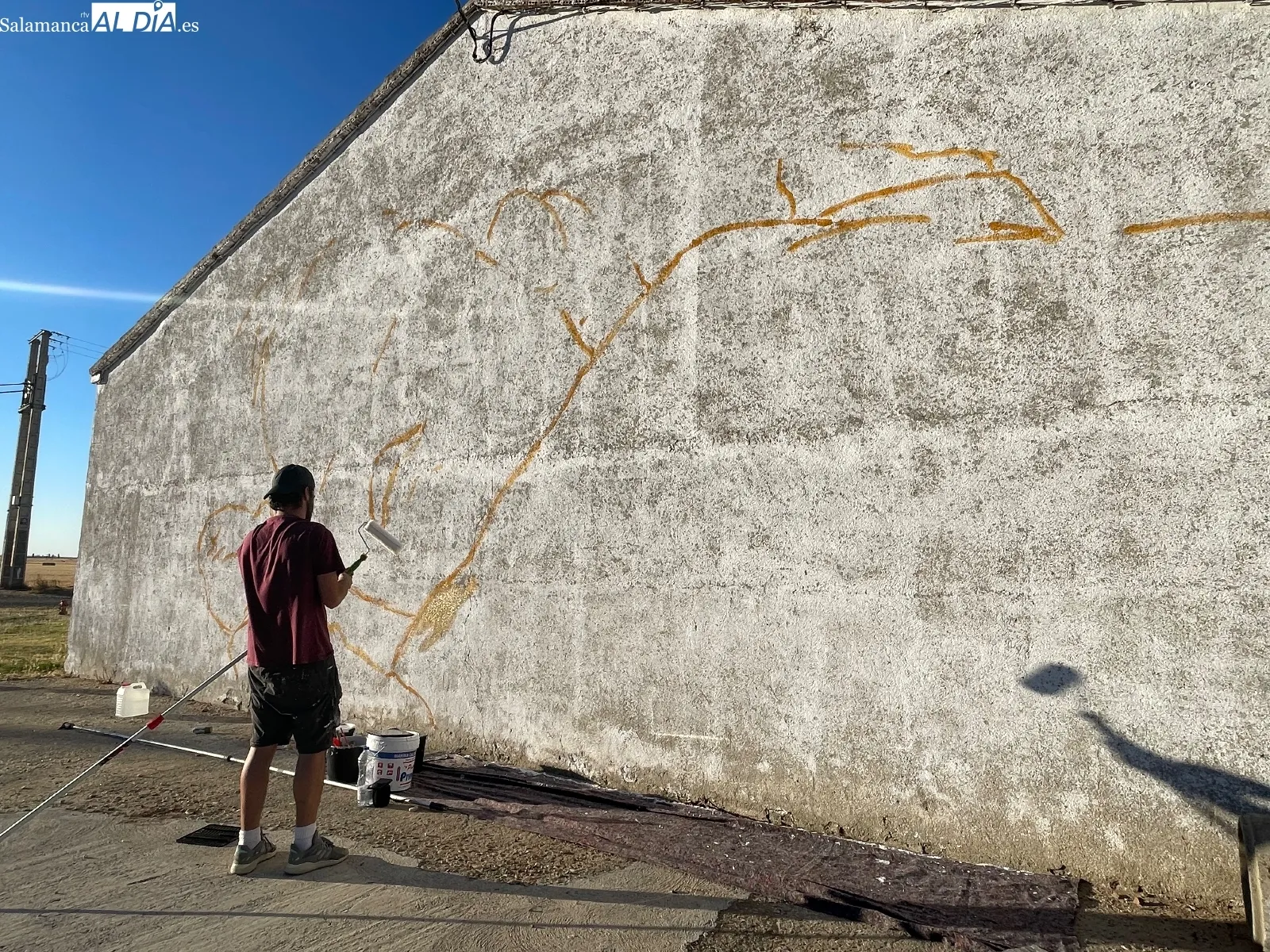 Rágama celebra este fin de semana el IV Certamen de Pintura Mural en el Medio Rural