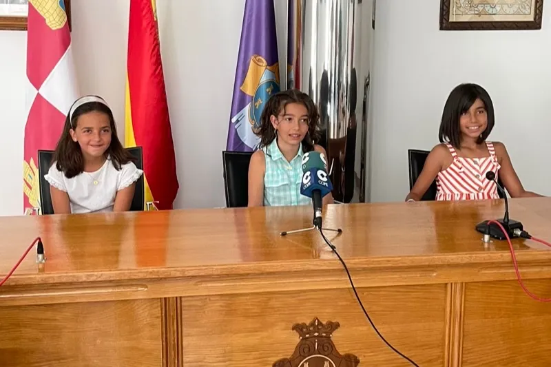 Foto 3 - Alma G&oacute;mez, Jimena Sagrado y Jimena D&iacute;az, ilusionada Corte infantil de las fiestas 2022 de Pe&ntilde;aranda