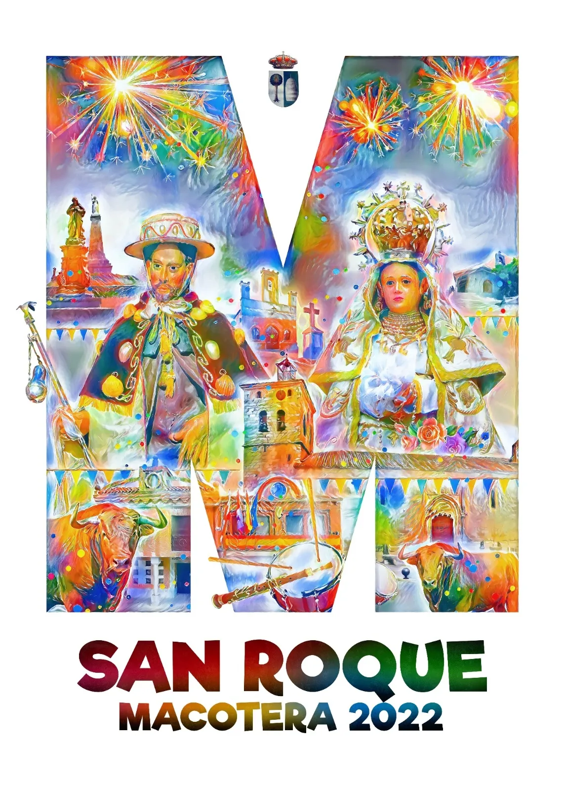 Rubén Lucas es el autor del cartel anunciador de San Roque 2022 en Macotera