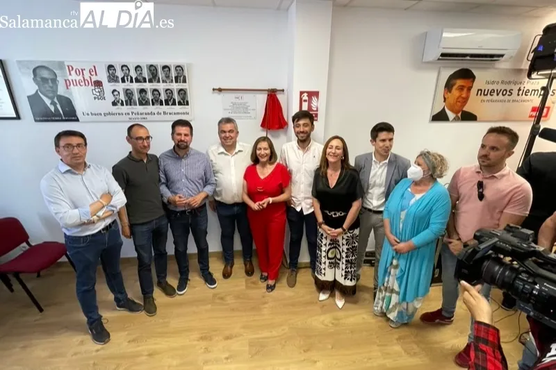 El PSOE de Peñaranda inauguraba nueva sede en la ciudad