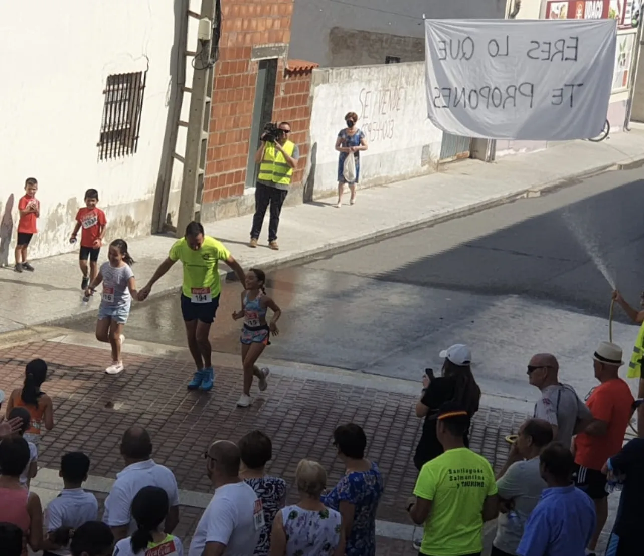 Santiago de la Puebla vivía este sabado su esperada VI Quedad a Running y Ciclista