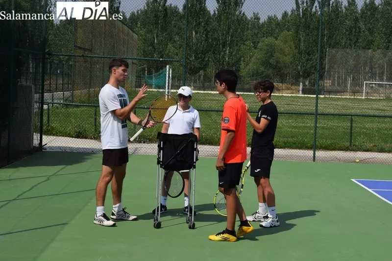 Foto 3 - Deporte y diversi&oacute;n van de la mano en el Campus de Verano del Club de Tenis Alba de Tormes