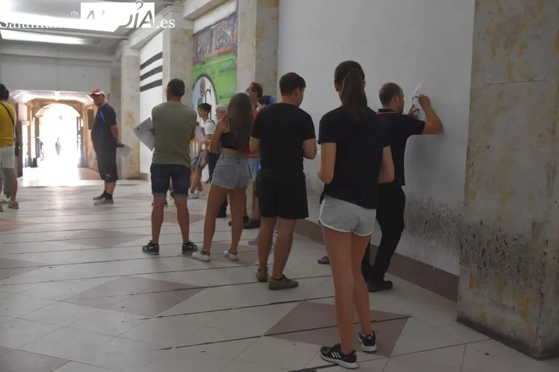 Socios del Salamanca en la tienda oficial