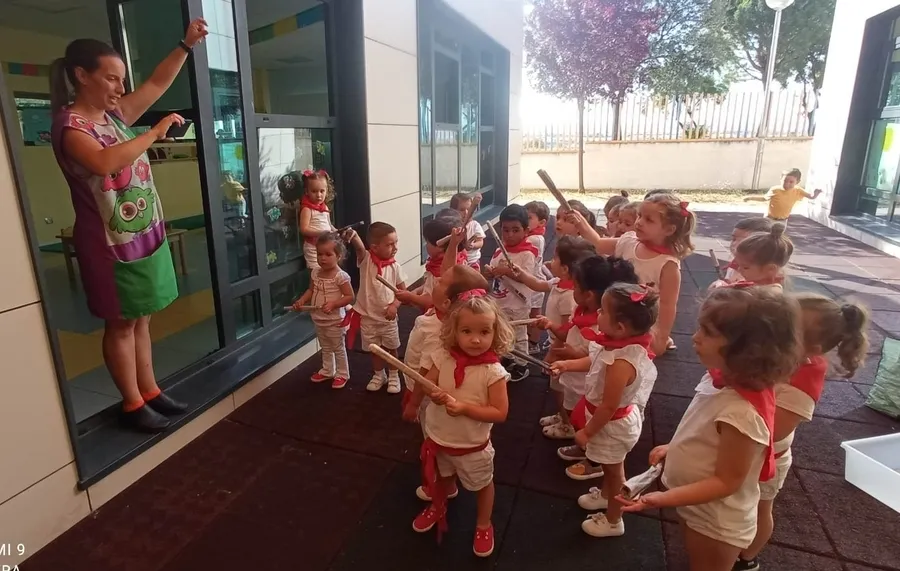 Foto 8 - Los Sanfermines tambi&eacute;n est&aacute;n de vuelta en la Escuela Infantil de Ciudad Rodrigo